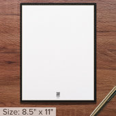 En-tête de lettre commerciale initiale Gold de lux