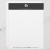 En-tête De Lettre Comptable moderne, en-tête comptable (Devant / Derrière)