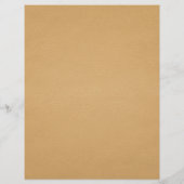 En-tête De Lettre Conception de texture en faux cuir doré (Dos)