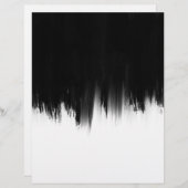 En-tête De Lettre Conception moderne de boîtes noires blanches brune (Devant / Derrière)