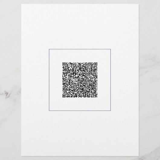 En-tête De Lettre Concevez votre propre numérisation QR Code Modèle (Dos)
