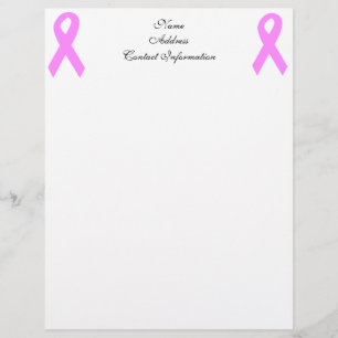 En-tête De Lettre Conscience de cancer du sein