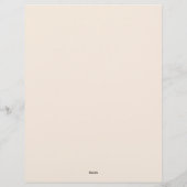 En-tête De Lettre Coquilles de Saint-Jacques et corail (Dos)