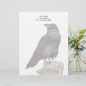 En-tête De Lettre Corbeau (Debout devant)