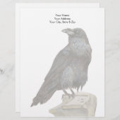En-tête De Lettre Corbeau (Devant / Derrière)