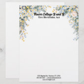 En-tête De Lettre Country Flowers (Devant / Derrière)