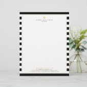 En-tête De Lettre Courrier électronique du courtier immobilier moder (Debout devant)