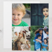 En-tête De Lettre Create Your Own 4 Photo Collage (Devant / Derrière)