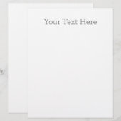 En-tête De Lettre Créer votre propre en-tête (Devant / Derrière)