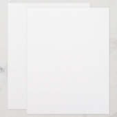 En-tête De Lettre Créez votre  papier à lettres (Devant / Derrière)