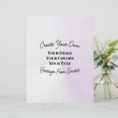 En-tête De Lettre Créez votre propre (Debout devant)