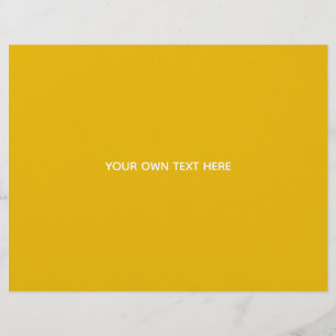En-tête De Lettre Créez Votre Propre Conception Personnalisée Jaune