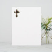 En-tête De Lettre Croix chrétienne (Debout devant)