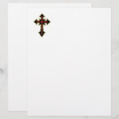 En-tête De Lettre Croix chrétienne (Devant / Derrière)