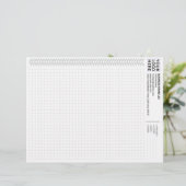 En-tête De Lettre Custom Company Name & Logo | Graph Paper Sheets  (Debout devant)