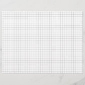 En-tête De Lettre Custom Company Name & Logo | Graph Paper Sheets  (Dos)