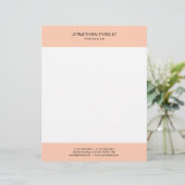 En-tête De Lettre Custom Elegant Moderne Trending Simple Modèle (Debout devant)