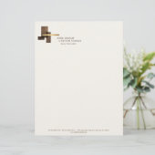 En-tête De Lettre Custom Home Builder Logo Ivory (Debout devant)