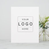 En-tête De Lettre Custom Logo (Debout devant)