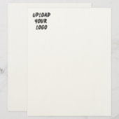 En-tête De Lettre Custom Logo Corporate  (Devant / Derrière)