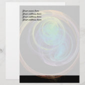 En-tête De Lettre Customisable Cercles (Devant / Derrière)