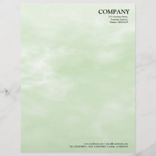 En-tête De Lettre Customisable Ciel Texture 02 Vert clair