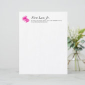 En-tête De Lettre Customisable Dactylographiez la machine d'écriture - machine à (Debout devant)