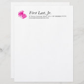 En-tête De Lettre Customisable Dactylographiez la machine d'écriture - machine à (Devant / Derrière)