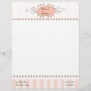 En-tête De Lettre Customisable Décor de torsion