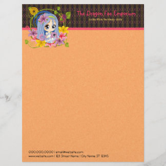 En-tête De Lettre Customisable Dragon Fae
