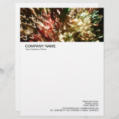 En-tête De Lettre Customisable En-tête photo large - Lampe optique en fibre (Devant / Derrière)