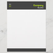 En-tête De Lettre Customisable En-tête professionnelle (Devant)