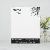 En-tête De Lettre Customisable en-têtes élégants (Debout devant)