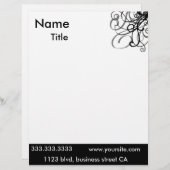 En-tête De Lettre Customisable en-têtes élégants (Devant / Derrière)