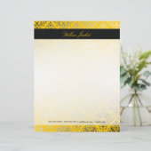 En-tête De Lettre Customisable guêpe de la damassé 311-Dazzling (Debout devant)