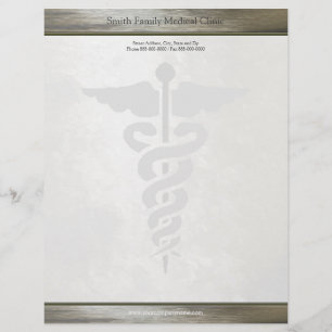 En-tête De Lettre Customisable Médecin Médicale Docteur en chef