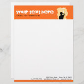 En-tête De Lettre Customisable peintre (Devant / Derrière)