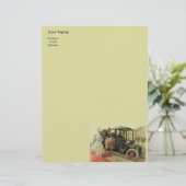 EN-TÊTE DE LETTRE CUSTOMISABLE RESTAURATION AUTOMATIQUE - AUTOMOBILE (Debout devant)