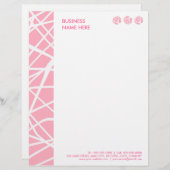 En-tête De Lettre Customisable Scribbles (Devant / Derrière)