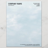 En-tête De Lettre Customisable Texture Sky 01 (Devant)