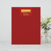 En-tête De Lettre Customisée 8 singes pour le Nouvel An chinois 2016 Salutation (Debout devant)