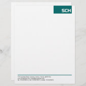 En-tête De Lettre Customisée Balise supérieure - Vert mousse (Devant / Derrière)