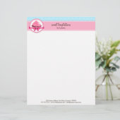 En-tête De Lettre Customisée Boulangerie Couture Cupcake (Debout devant)