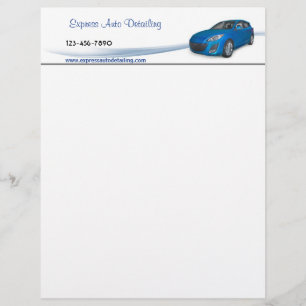 En-tête De Lettre Customisée Concessionnaire automobile d'occasion