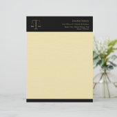 En-tête De Lettre Customisée Échelles de CABINET JURIDIQUE de justice (Debout devant)