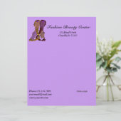 En-tête De Lettre Customisée La beauté de la mode (Debout devant)