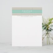 En-tête De Lettre Customisée LETTRE D'ENTREPRISE :: l rayée 24 (Debout devant)