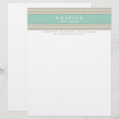 En-tête De Lettre Customisée LETTRE D'ENTREPRISE :: l rayée 24 (Devant / Derrière)