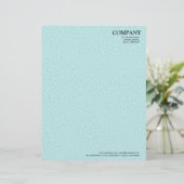 En-tête De Lettre Customisée Lit de jonquilles Texture - Bleu pâle (Debout devant)