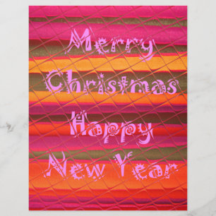 En-tête De Lettre Customisée Merry Christmas Happy
